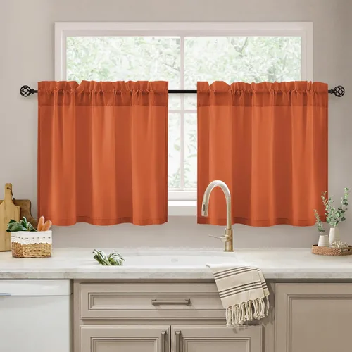 Vista 24 de HOMEIDEAS - Cortinas semitransparentes de privacidad blancas que no se transparentan, 52 x 96 pulgadas Blanco
