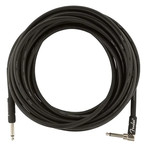 Vista 13 de Fender Cable de instrumento original de 18.6 pies, recto, negro, 1 paquete