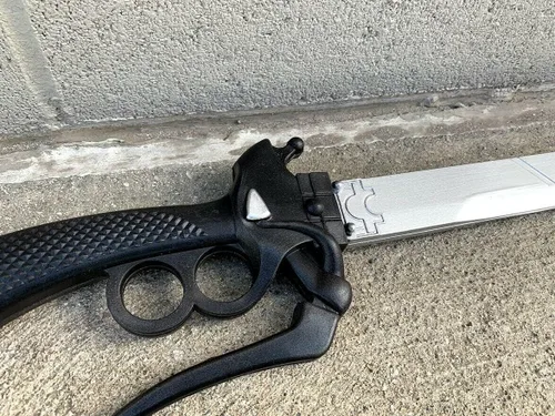 Vista 3 de Disfraz de anime Titan LARP Foam Cosplay espada espada arma regalo disfraz