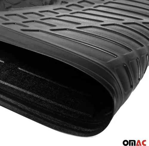 Vista 5 de OMAC Alfombrillas de carga para Audi A6 S6 A6 Quattro Sedan 1997-2004 TPE para todo tipo de clima