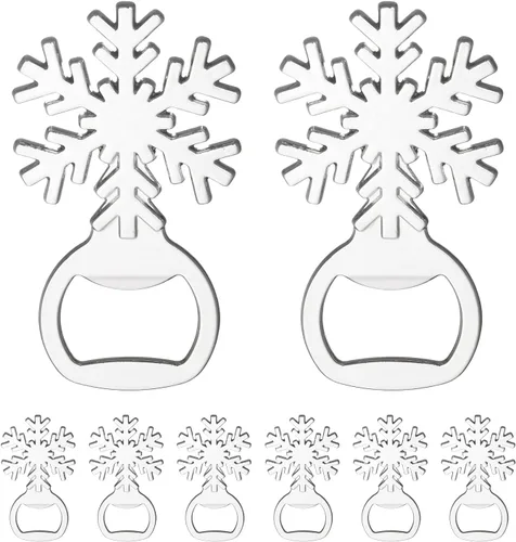 Vista 6 de Abrebotellas de cerveza de Navidad, abrebotellas de Navidad para mesa Decer, operador de botellas de cocina para suministros de Navidad, abridor
