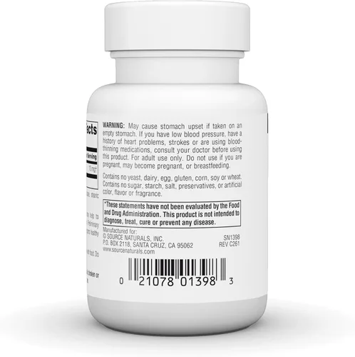 Vista 3 de Source Naturals Vinpocetine Tablets, Apoya el Rendimiento Cognitivo*, 10 mg - 60 Tabletas