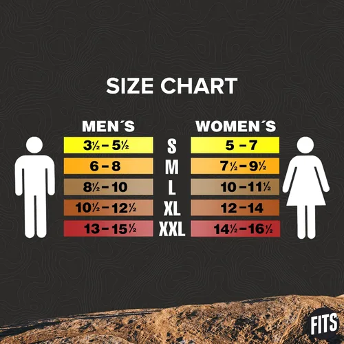 Vista 7 de FITS Mountain Top Light Hiker for Men and Women, Merino Wool Moisture-Wicking, Breathable, Odor Resistant, Cushioned