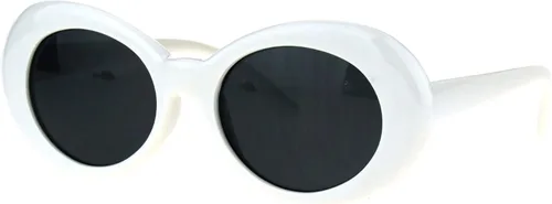Vista 2 de Gafas de sol ovaladas para mujer, estilo vintage, UV 400