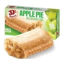 Vista 2 de JJs Postre de tarta de manzana: 48 por caja.