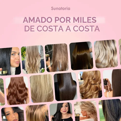 Vista 5 de SUNATORIA Mascarilla de queratina para el cabello - Acondicionador profundo para cabello dañado y seco - Hidrata, repara, nutre - Tratamiento