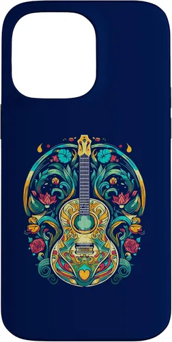 Vista 21 de Funda para iPhone 16 para guitarra abstracta, decoración artística, amante de la música