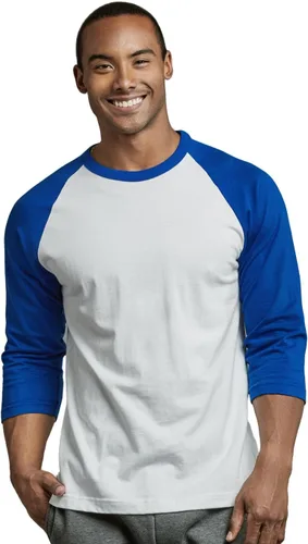 Vista 9 de TOP PRO Camiseta de béisbol casual con manga raglán 3/4 para hombre