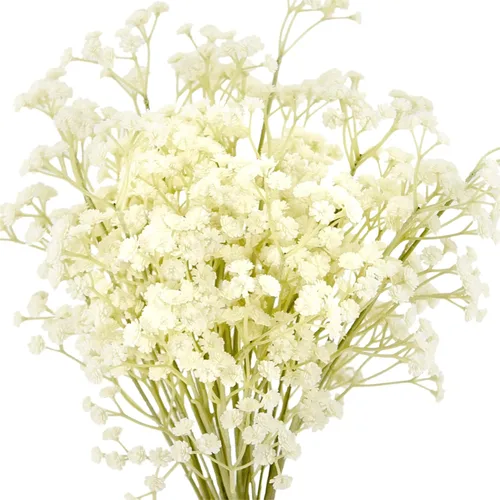 Vista 10 de FiveSeasonStuff 6 tallos de 27 '' Glacier Blue Baby Breath Artificial Gypsophila Flowers Long Stems
