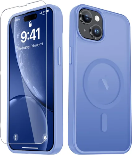 Vista 100 de Funda para Google Pixel 10 Pro XL, cubierta magnética mate, color negro Fit for MagSafe, Screen Protector included, Shockproof Military Grade