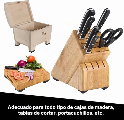 Vista 5 de Bonsicoky Almohadillas de goma para muebles de 0.87 pulgadas/22mm
