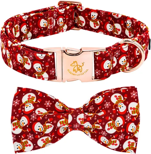 Vista 43 de Elegant little tail - Collar de otoño para mascotas con corbatín, lindo collar de Halloween con estampado de flores y calabaza para cachorros