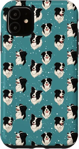 Vista 5 de Funda para iPhone 15 Border Collie con diseño de amante de perros, dueño de perros Border Collie
