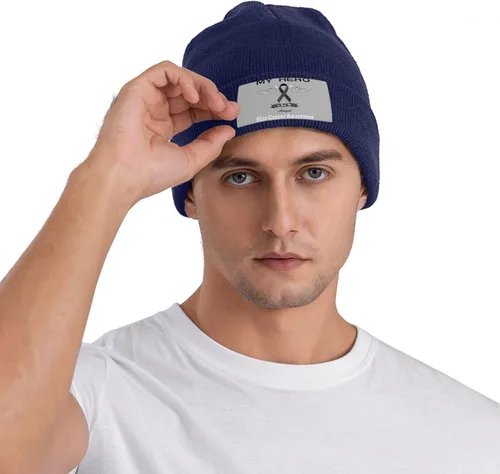 Vista 7 de Beanie Hat Unisex Stretchy Hat Soft Warmth Knit Hat Cap for Men & Women
