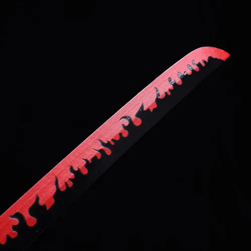 Vista 26 de ziqing Espada para cosplay de Demon Slayer hecha a mano, Katana de 31 pulgadas con múltiples estilos para elegir