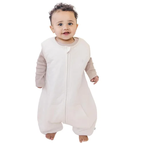 Vista 16 de Dreamsuit Saco de Dormir para Niños Pequeños con Pies – Saco de Dormir Caminante con Piernas, Rayón hecho de Bambú, Verano 0.8 TOG, Cremallera de 2