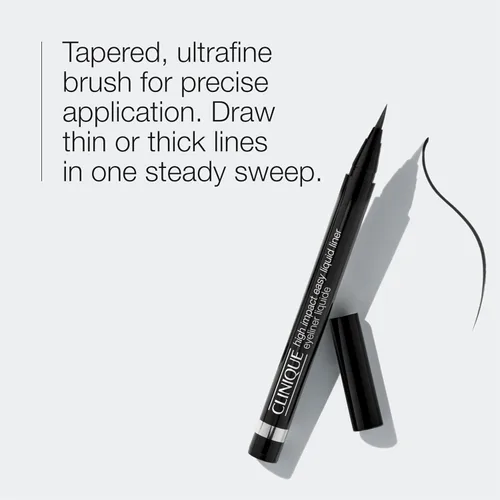 Vista 3 de Clinique High Impact Easy Liquid Eyeliner Waterproof, Long Lasting, Smudge Resistant + Safe For Sensitive Eyes