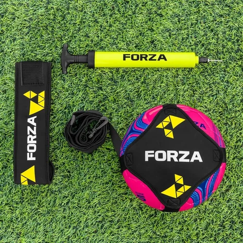 Vista 9 de FORZA Solo Soccer Kick Trainer Optional Ball & Pump Sizes 3–5 Sizes 3-5 Ball, Solo Training, Includes Pump Option, Soccer Practice Aid