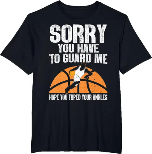 Vista 31 de Camiseta divertida de baloncesto para hombres y mujeres, Negro