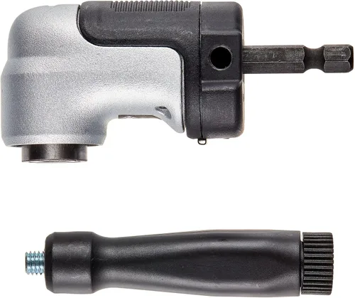 Vista 2 de DEWALT Adaptador de taladro de ángulo recto FLEXTORQ, sistema 4 en 1, eje flexible recto compacto de 12 pulgadas, adaptador de taladro de 90 grados