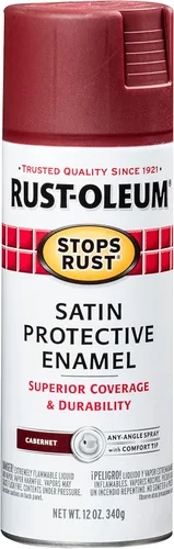 Vista 153 de Rust-Oleum 7776830 - Pintura en aerosol para prevención del óxido, 12 onzas, negro plano