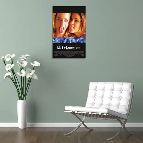 Vista 5 de Póster de 13 películas, arte de pared de los años 90, decoración estética para dormitorio, póster de impresiones de pintura decorativa, lienzo