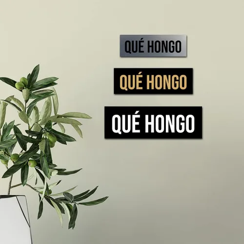 Vista 3 de Signs ByLITA Signo básico que hongo (negro) - Pequeño