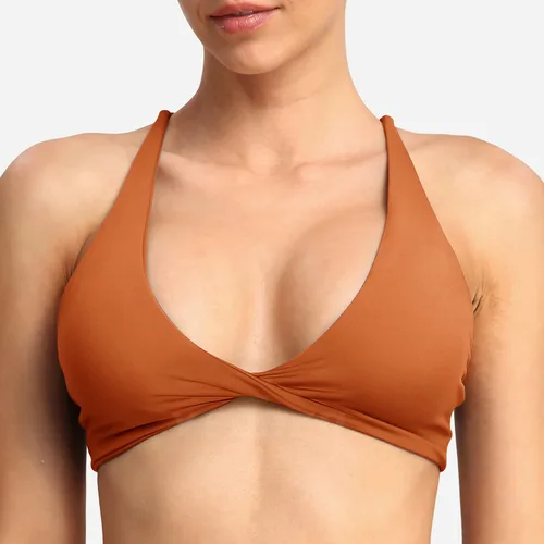 Vista 2 de YEOREO Pearl - Brasier deportivo para mujer, con tirantes cruzados, espalda cruzada, espalda descubierta, extraíble, acolchado, para yoga