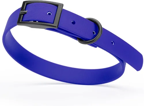 Vista 141 de Dogline Biothane - Collar impermeable para perro con hebilla de liberación rápida, resistente cincha de nailon recubierta con resistente y a prueba