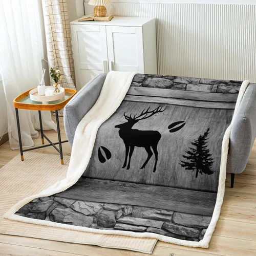 Vista 17 de Manfei Manta a cuadros con temática deportiva de béisbol para niños, adolescentes, decoración de habitación, guantes de bate de béisbol, manta