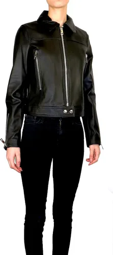 Vista 2 de Michael Kors Chaqueta de cuero para mujer