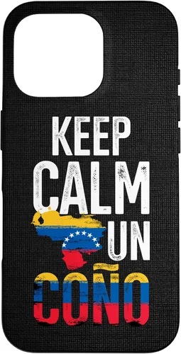 Vista 20 de Funda para iPhone 17 con diseño de bandera de Venezuela Pride Venezuela Girl Boy Flag Keep Calm Un Cono