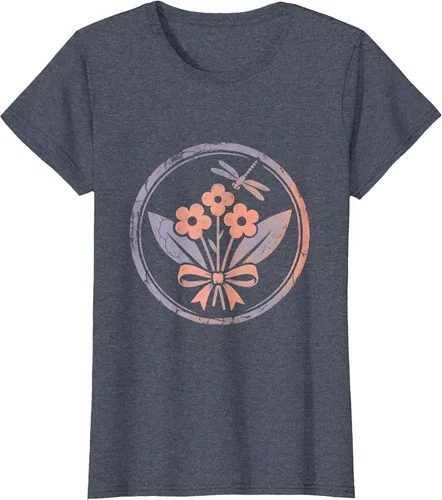 Vista 5 de Flowy Sundress in Ocean Breeze Summer Fashion T-Shirt Navy Blue