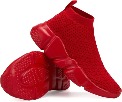Vista 5 de Casbeam Boys and Girls Breathable Lightweight Fashion Casual Sports Walking Shoes Running Sneakers High Top (ToddlerLittle Kid Bib Kid)