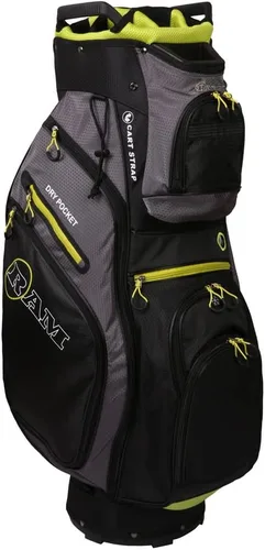Vista 2 de Ram Golf FX Deluxe - Bolsa para carrito de golf con divisores de longitud completa de 14 vías