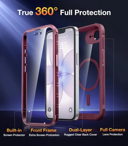 Vista 627 de DIACLARA - Funda transparente compatible con iPhone XR 6.1 pulgadas 2018