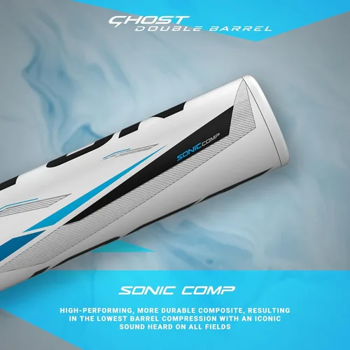 Vista 2 de Easton Bate de sóftbol Ghost de doble barril de lanzamiento rápido Aprobado para todos los campos -11 / -10 / -9 / -8 Drop 2 piezas compuesto