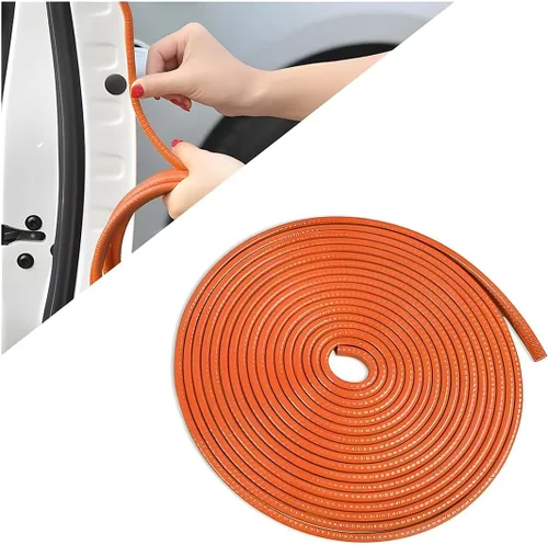 Vista 9 de Protector de borde para puerta de automóvil, sello de goma universal en forma de U, protectores de borde de barco de aluminio, no requiere