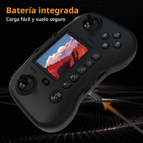 Vista 5 de TD12Pro Drone with 1080P Camera for Adults Kids, Mini Drone with LCD Screen Remote, Foldable Remote Control Quadcopter, One Key Start, Easy to fly