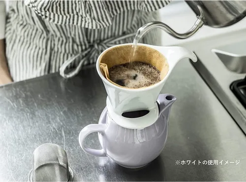 Vista 4 de ZERO JAPAN - Tetera redonda de 15 oz (450 cc) con tapa SLS e infusor de tomate