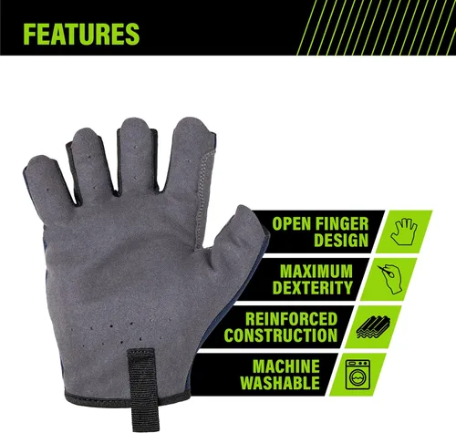 Vista 3 de Guantes de trabajo profesionales sin dedos AWP