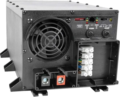 Vista 3 de Tripp Lite Inversor de corriente de 750 W, 12 V CC a 120 V CA, 20 A, 2 tomas, 5-15R, garantía de 1 año (APS750)