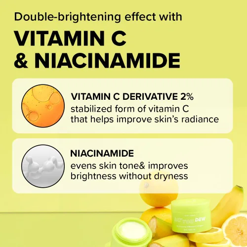 Vista 5 de I DEW CARE Hidratante facial con vitamina C - Say You Dew Panthenol de rutina coreana para el cuidado de la piel, niacinamida, no irritante