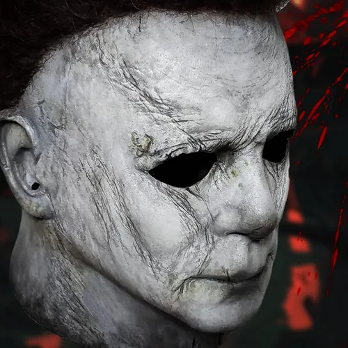 Vista 4 de Michael Myers Mask Original Adult Scary Mask 2018 Halloween Latex Mask For Cosplay Prom Michael Myers Costume