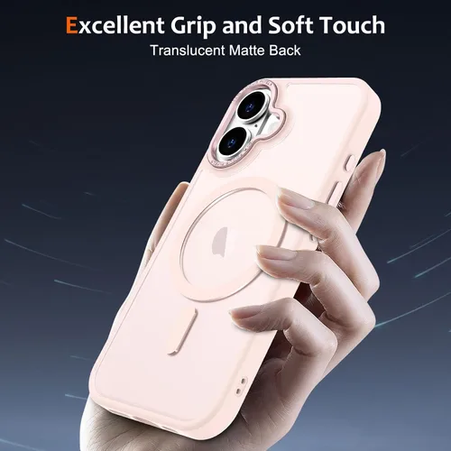 Vista 1017 de Anuck - Funda magnética para iPhone 11 compatible con MagSafe, carcasa trasera mate translúcida dura, borde de TPU, delgada, resistente a impactos