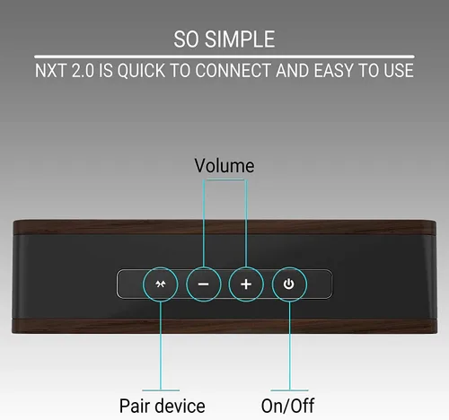 Vista 6 de Symphonized Altavoces Bluetooth portátiles: pequeño altavoz Bluetooth para exteriores para patio y hogar, altavoces Bluetooth ruidosos para puerta