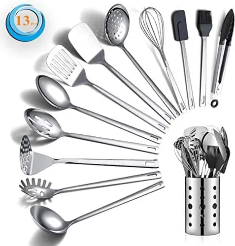 Vista 9 de Espátulas de silicona, Berglander raspadores flexibles herramienta de mezcla para hornear, herramientas de hornear, espátula de goma, resistente al