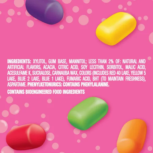 Vista 8 de HUBBA BUBBA Minis SKITTLES Paquetes de Chicle de Globo Saborizado Sin Azúcar, Chicle a Granel Paquete de 6 (240 Piezas)