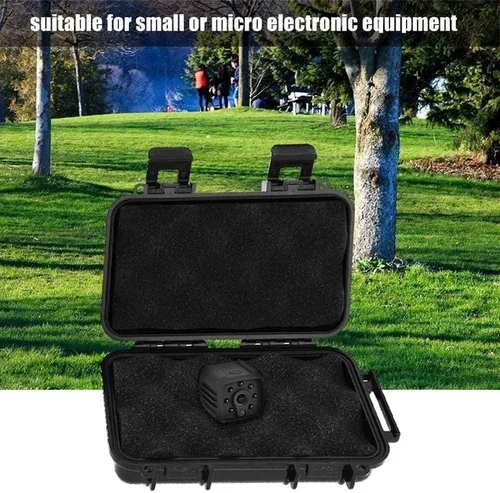 Vista 3 de Funda protectora impermeable, funda de almacenamiento a prueba de golpes al aire libre con esponja para cargar el disco duro del teléfono