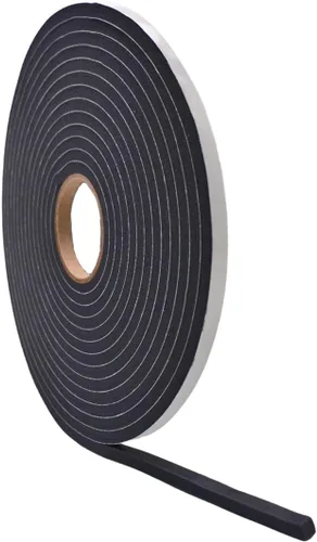 Vista 12 de WOD SSFLDFT Cinta aislante de espuma autoadhesiva de 1/2 pulgada de grosor, 1 pulgada x 25 pies, fabricada en Estados Unidos, impermeabilización